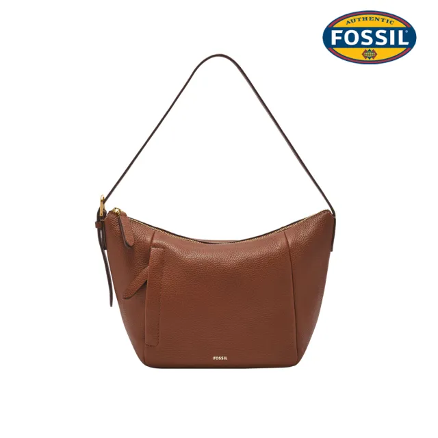 【FOSSIL】Sutton 真皮牛角肩背包 (多色可選)