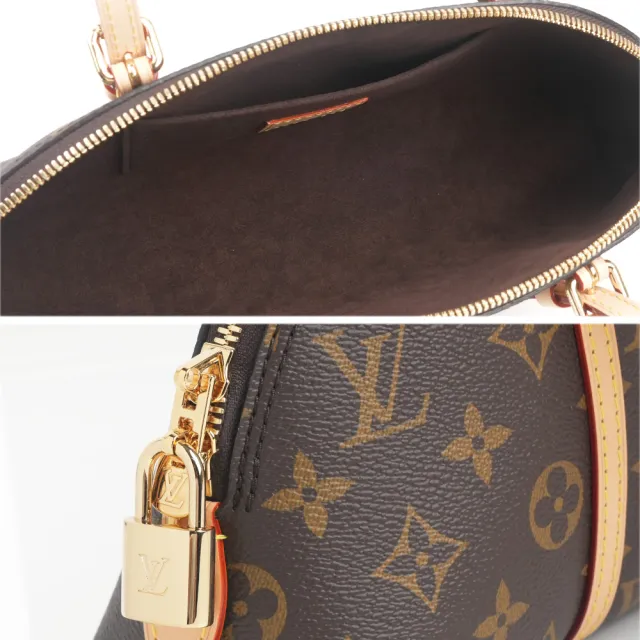 【Louis Vuitton 路易威登】Squire Monogram 棕色長型法棍包/貝殼包(M28953)
