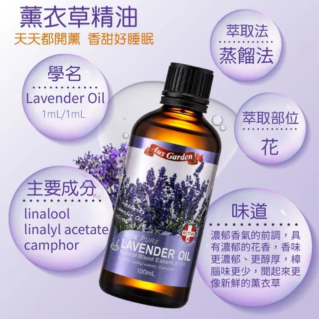 【澳維花園】大容量精油3入(尤加利250mlX3/薰衣草/薄荷/茶樹100mlX3/任選)