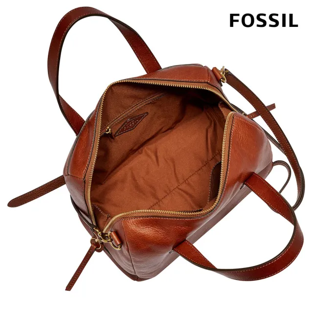【FOSSIL】Sydney 輕量真皮波士頓包 (多色可選 單一價)