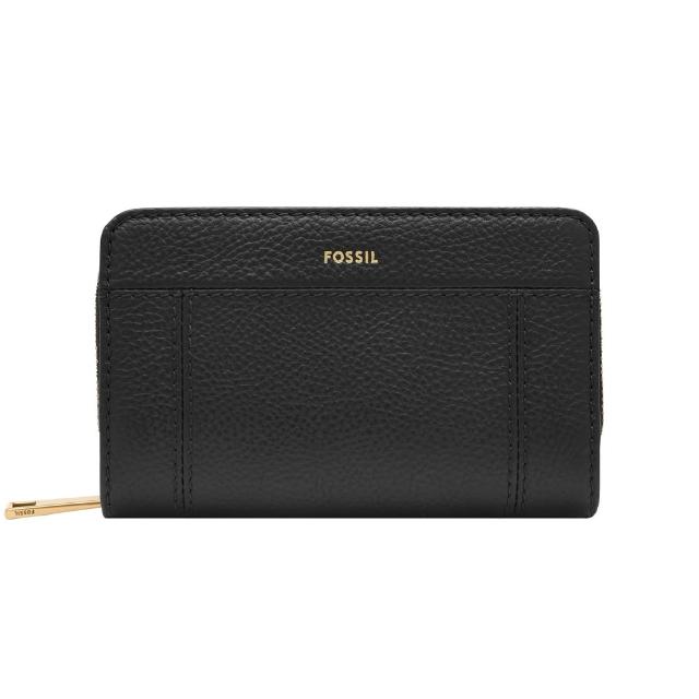 【FOSSIL】Jori 多功能真皮拉鍊中長夾 (多色可選)