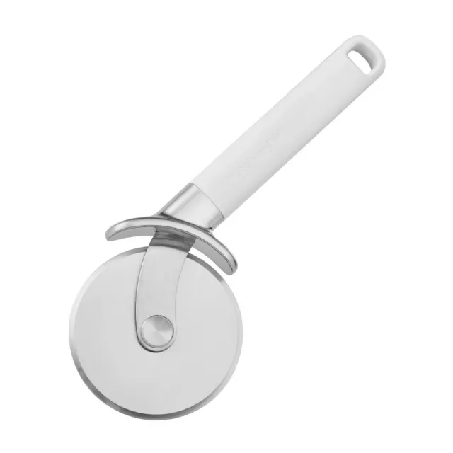 【KitchenAid】美國 披薩輪刀 純白9cm / 披薩刀 PIZZA刀 滾輪刀
