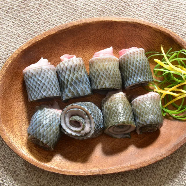 【鮮綠生活】去刺鮮美虱目魚皮 共8包(300g±10%/包)