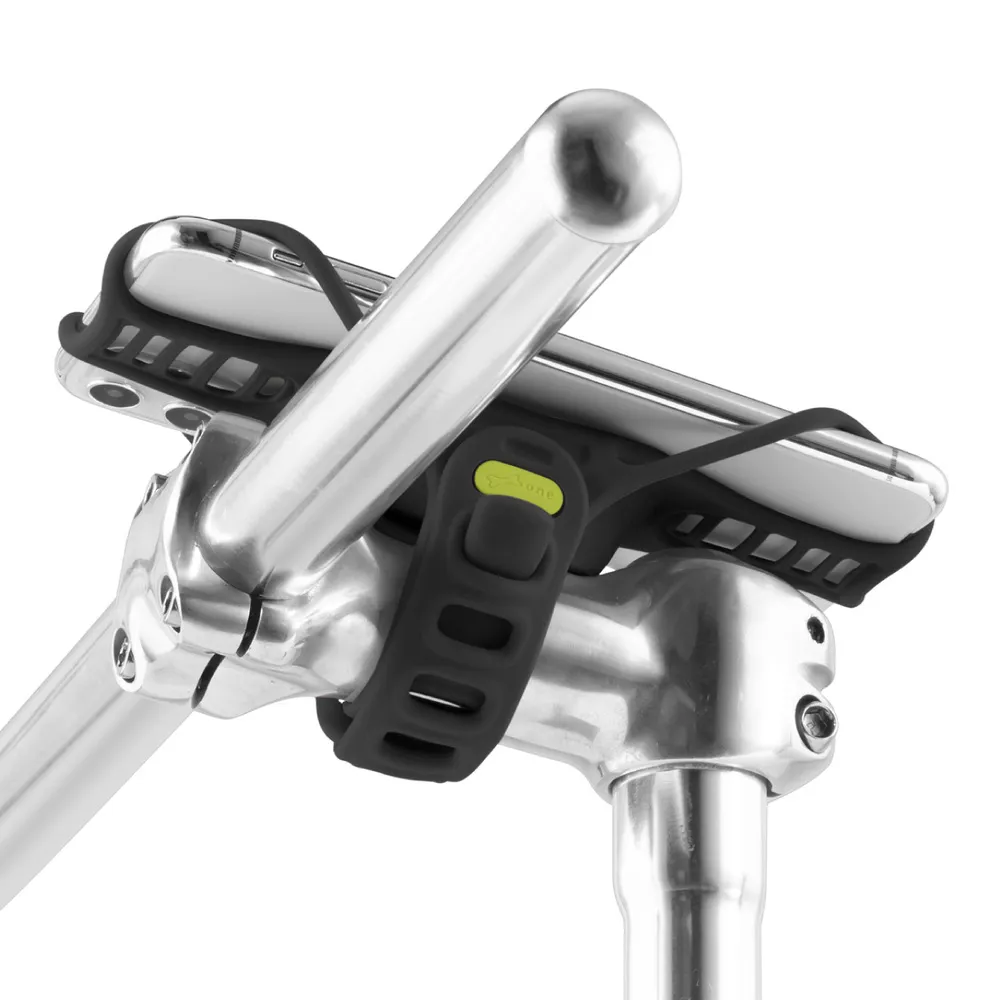 【Bone 蹦克】單車手機龍頭綁3｜ Bike Tie Pro 3 -黑色 (自行車手機支架/手機架配件/環保矽膠/可水洗)