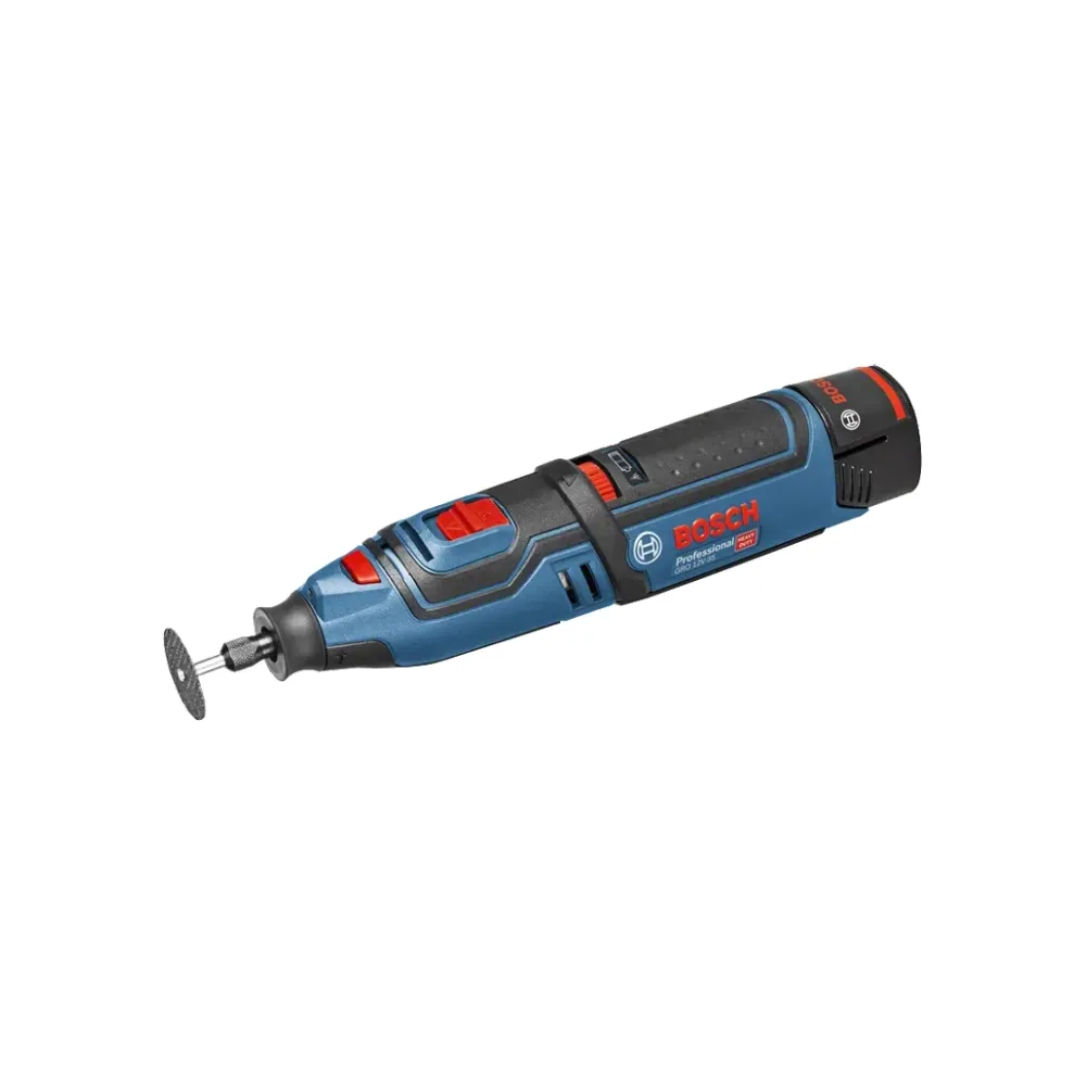 【BOSCH 博世】12V 刻磨機 研磨機 雕刻機 美甲(GRO 12V-35 主機+雙2.0電池+充電器+工具箱)
