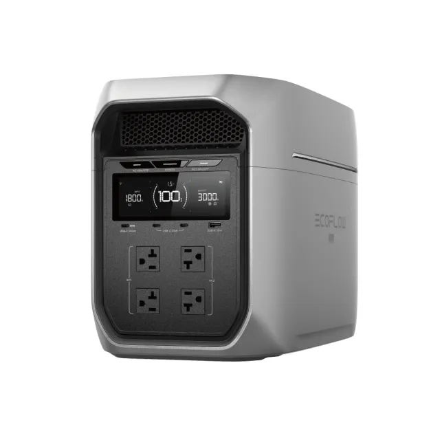 【ECOFLOW】DELTA 3 Max Plus 3000W戶外儲電設備 加贈收納包 (儲能電源 防颱必備 停電神器)