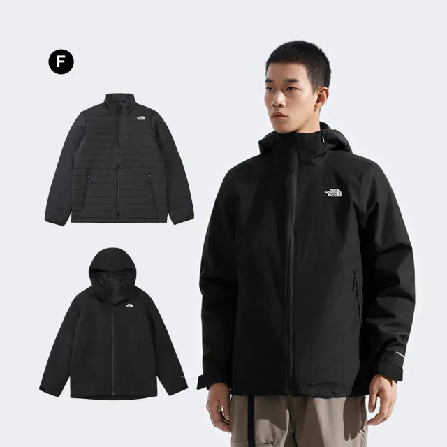 【The North Face】男款DryVent防水透氣三合一外套 (多款任選)
