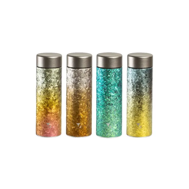 【Titanium 鈦造】鈦造420保溫瓶 晶鈦暈彩系列 420ml (鈦保溫瓶 鈦保溫杯 運動水壺 保溫瓶 環保杯)