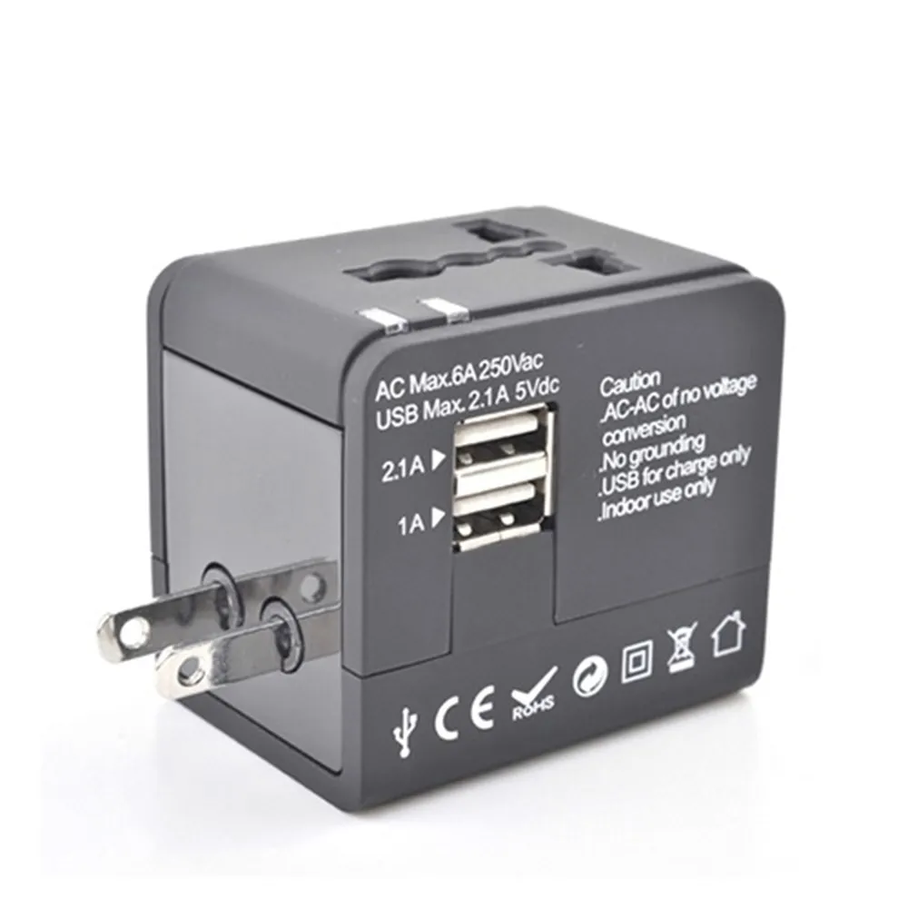 【西歐科技】雙USB萬國充電器CME-AD01-3