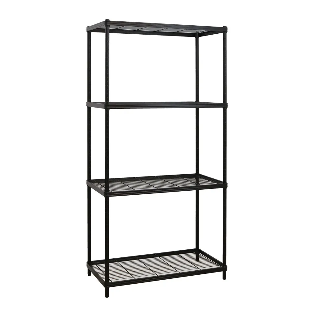 【居家cheaper】厚鐵框45X90X178CM四層架(層架鐵架 置物架 伺服器架)