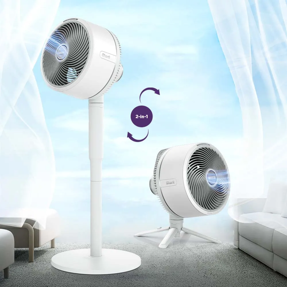 【Shark】FlexBreeze FA221 盛夏室內外2用無線DC靜音電風扇(立扇 桌扇 充電風扇 循環扇 露營 戶外)