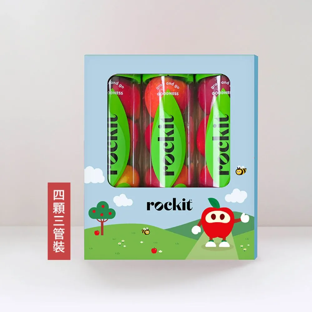 【FruitGo 馥果】紐西蘭樂淇特大蘋果3管_4顆共424g/管 (#412禮盒)(中元普渡 水果送禮）