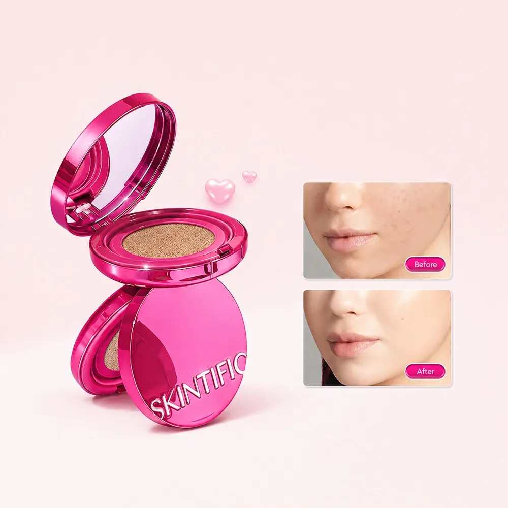 【SKINTIFIC】無瑕水光粉氣墊(多色)