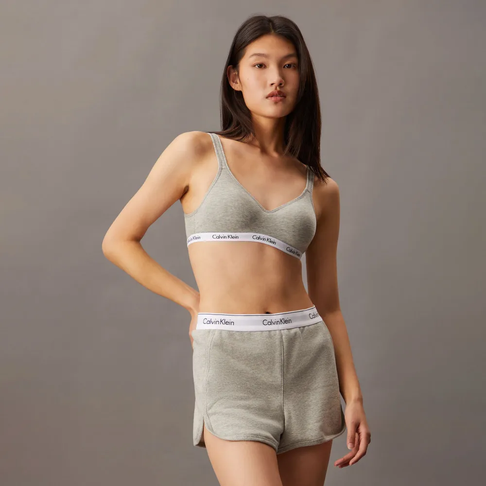 【CALVIN KLEIN】官方旗艦館 CK Carousel 薄墊輕盈胸圍 _灰色