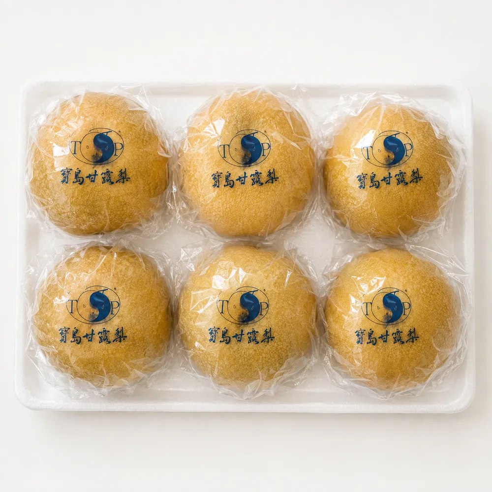 【GOZUII 果姬】卓蘭寶島甘露水梨30A-32A 6顆約6.6kg(農藥檢驗未檢出)中秋禮盒