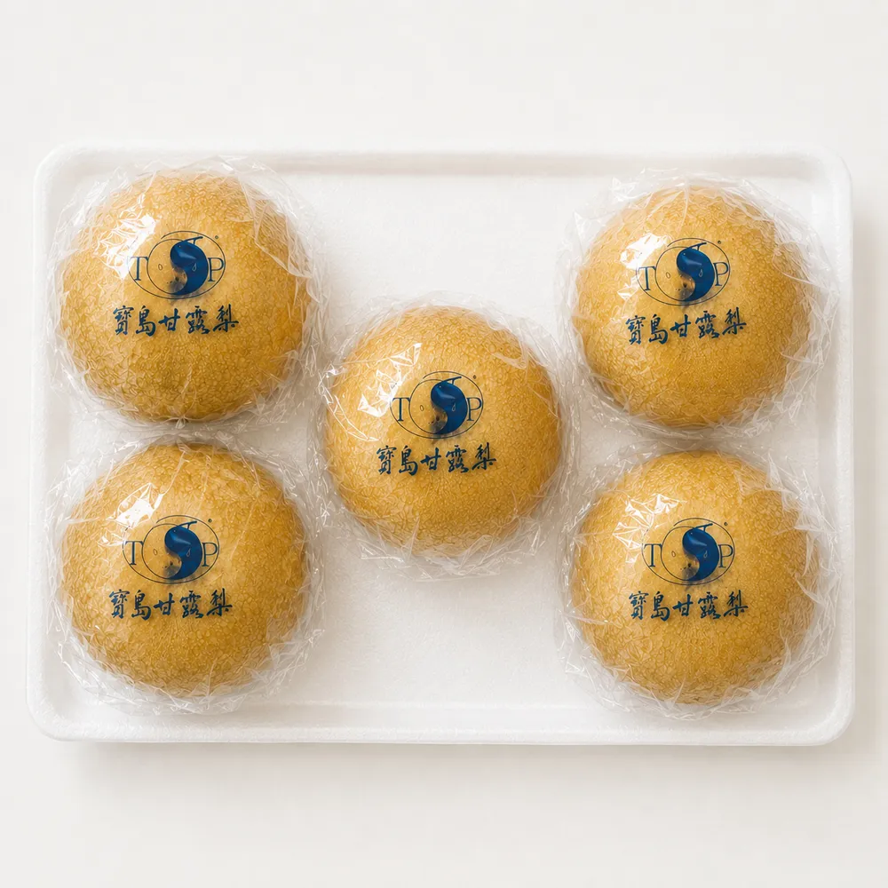【GOZUII 果姬】卓蘭寶島甘露水梨22A-24A 5顆約3.9kg(農藥檢驗未檢出)中秋禮盒