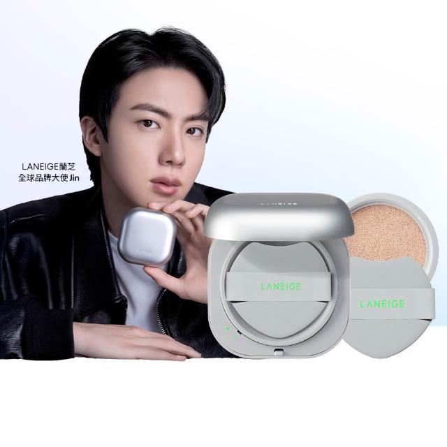 【LANEIGE 蘭芝】官方直營 LANEIGE x Matin Kim 限定版 NEO雙效持妝輕霧光氣墊+NEO型塑三效氣墊蜜粉