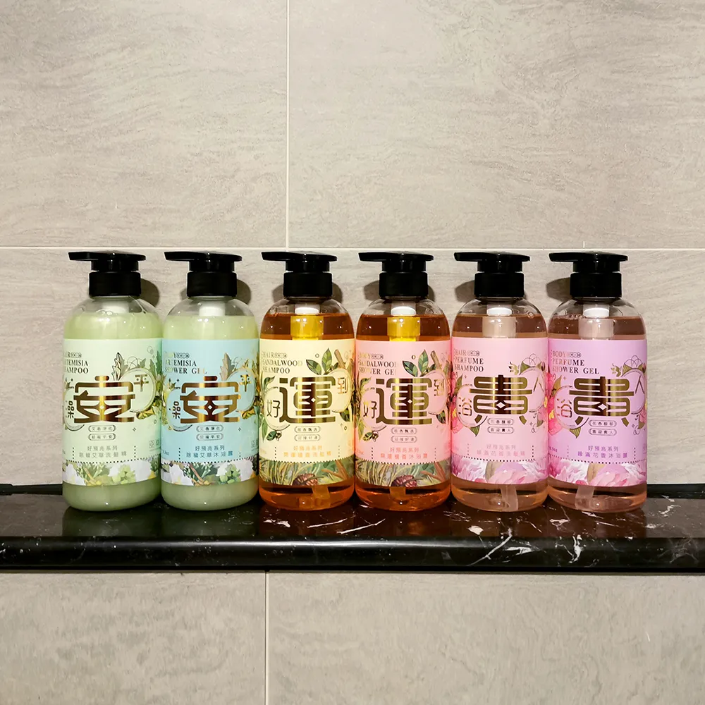 【財神小舖】好預兆財神開運洗髮精 沐浴露 6入多款任選(500ml*6-艾草/檀香/除穢/招財/花香/貴人)