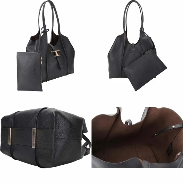 【TOD’S】TODS Timeless 小型 牛皮肩背托特包-多色可選(義大利手工皮革)