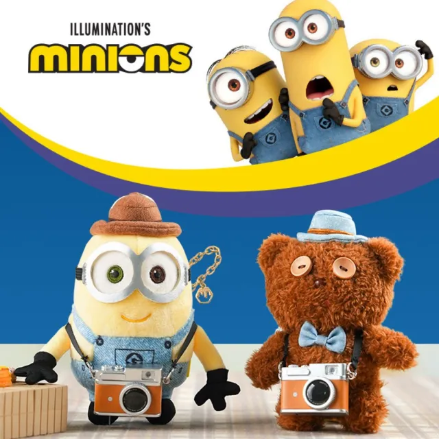 【MINIONS 小小兵】環球影城小小兵周邊商品Tim提姆熊玩偶吊飾閨蜜女友男友生日聖誕交換禮物
