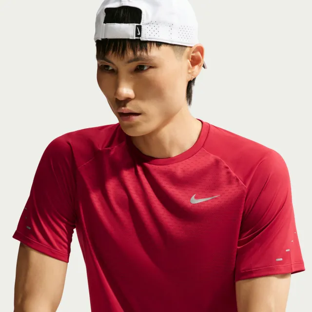 【NIKE 耐吉】短袖上衣 男 T恤 運動 速乾 排汗 AS M NK DFADV STRIDE SS TOP 紅 HV5204-608