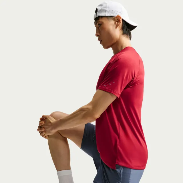 【NIKE 耐吉】短袖上衣 男 T恤 運動 速乾 排汗 AS M NK DFADV STRIDE SS TOP 紅 HV5204-608