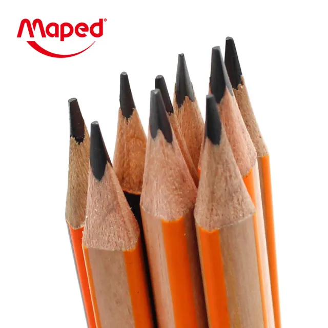 【Maped】國民三角鉛筆(12支入)多款｜HB 2B 兒童鉛筆 小學生鉛筆 附橡擦鉛筆