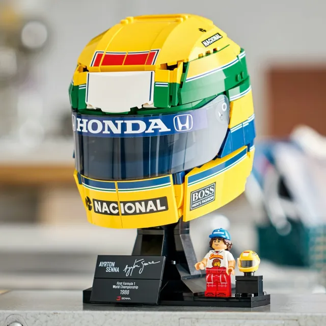 【LEGO 樂高】Editions 43024 Ayrton Senna 頭盔(冼拿 賽車 禮物 玩具)
