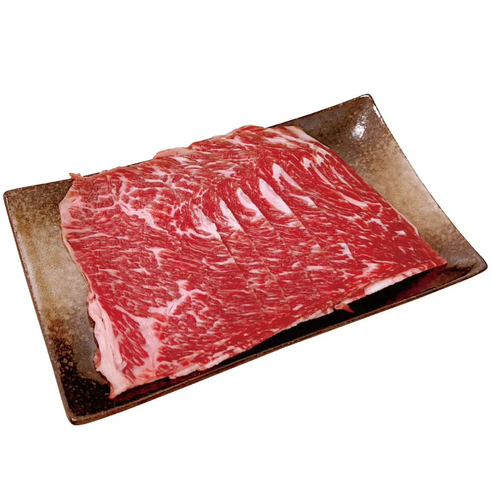 【約克街肉鋪】豪鮮_美國霜降翼板牛肉片6包(200g±10%/包)