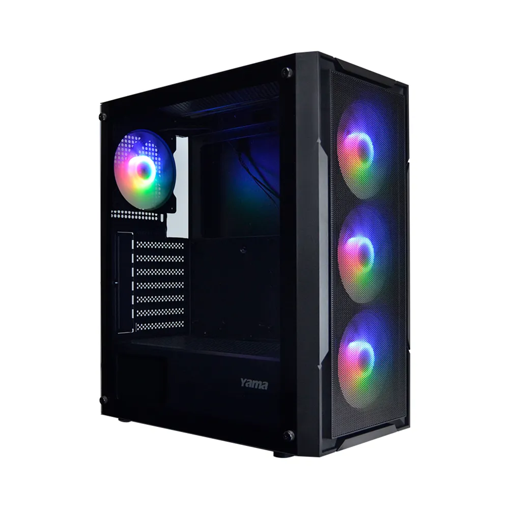 【華碩平台】R5六核GeForce RTX 3050{雲破月J08C}電競電腦(R5-7500F/B650/32G/1TB)