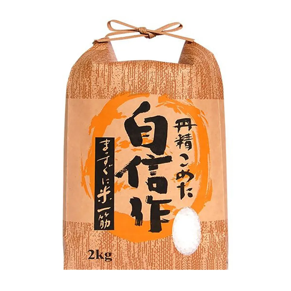 谷穗--特A級 新潟縣神授越息糙米100%日本直送/2kg/包 四入組(日本米 穀米 伴手禮 玄米 息吹米)