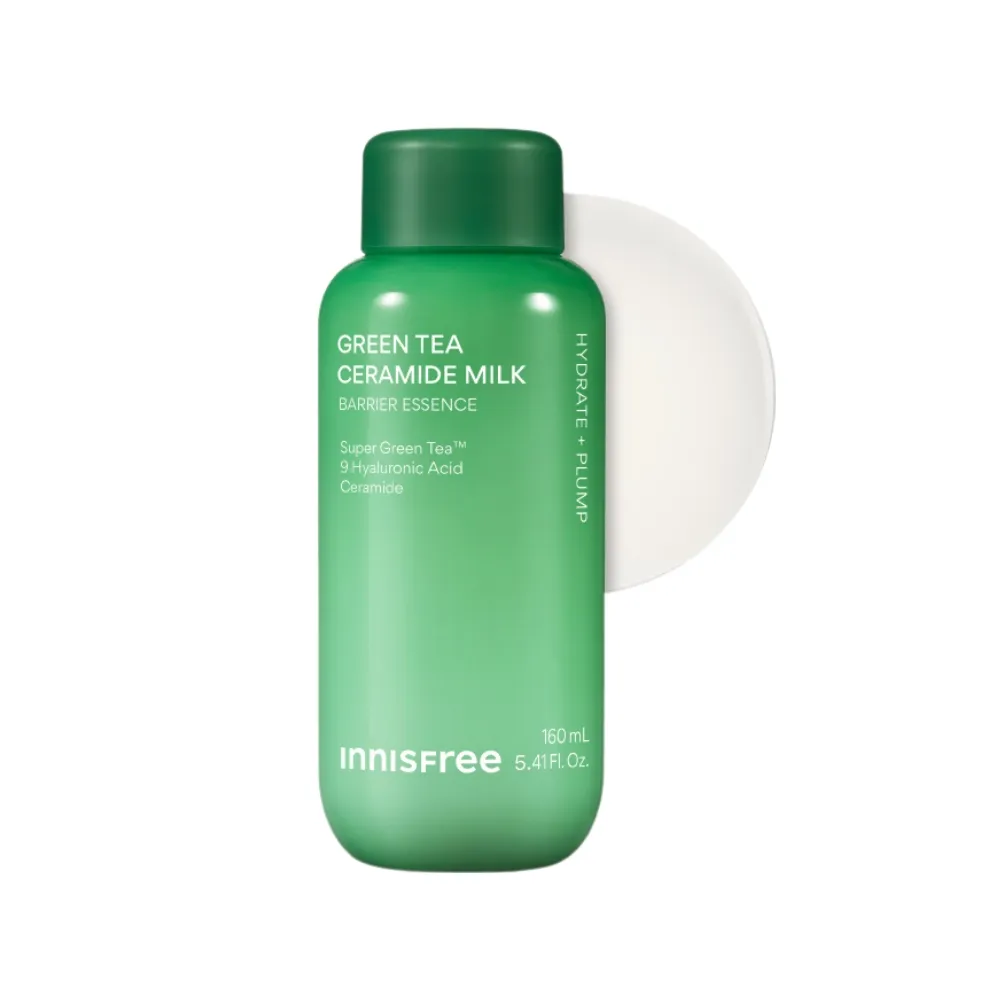 【innisfree】綠茶神經醯胺牛奶水精華(160ml/保濕精華水)