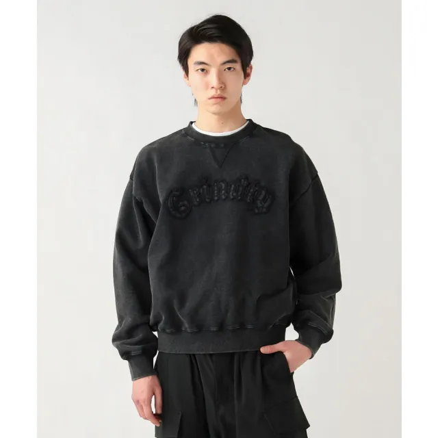 【BEAMS】官方旗艦館 BEAMS HEART / 男裝 貼布 圓領 衛衣