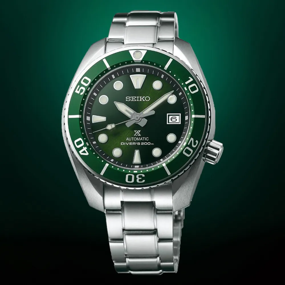 【SEIKO 精工】PROSPEX 綠水鬼200米潛水機械錶-45mm 開學禮 送禮 推薦(6R35-00A0G SPB103J1)
