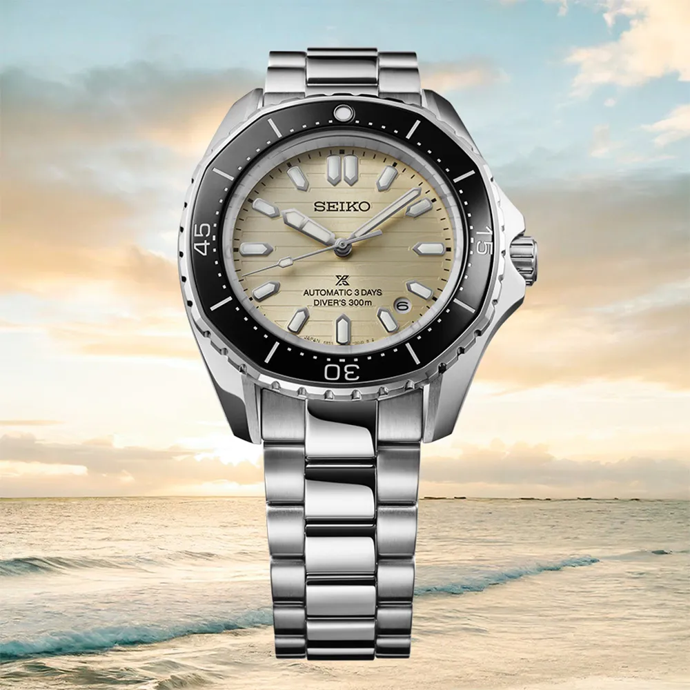 【SEIKO 精工】Prospex 度假系列 多邊形300米潛水錶 機械錶 開學禮 送禮 推薦(SPB481J1/6R55-00J0S)