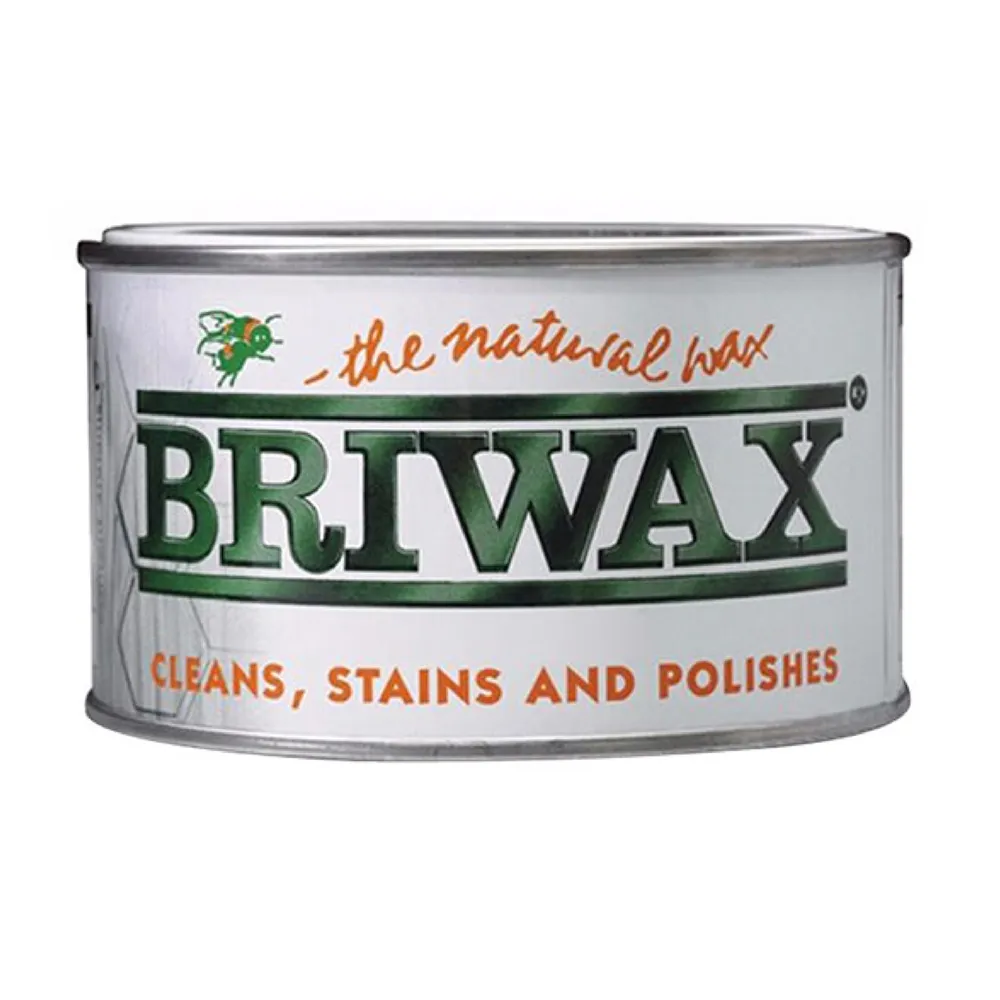 【英國Briwax】拋光上色蠟-橡木色 370g(上色蠟)