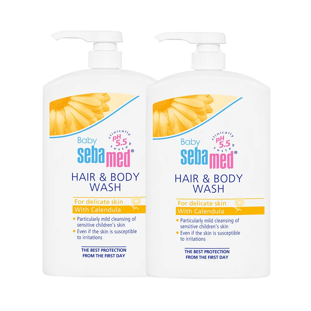 【SEBAMED 施巴】金盞花植萃沐浴露1000mlx2(總代理)