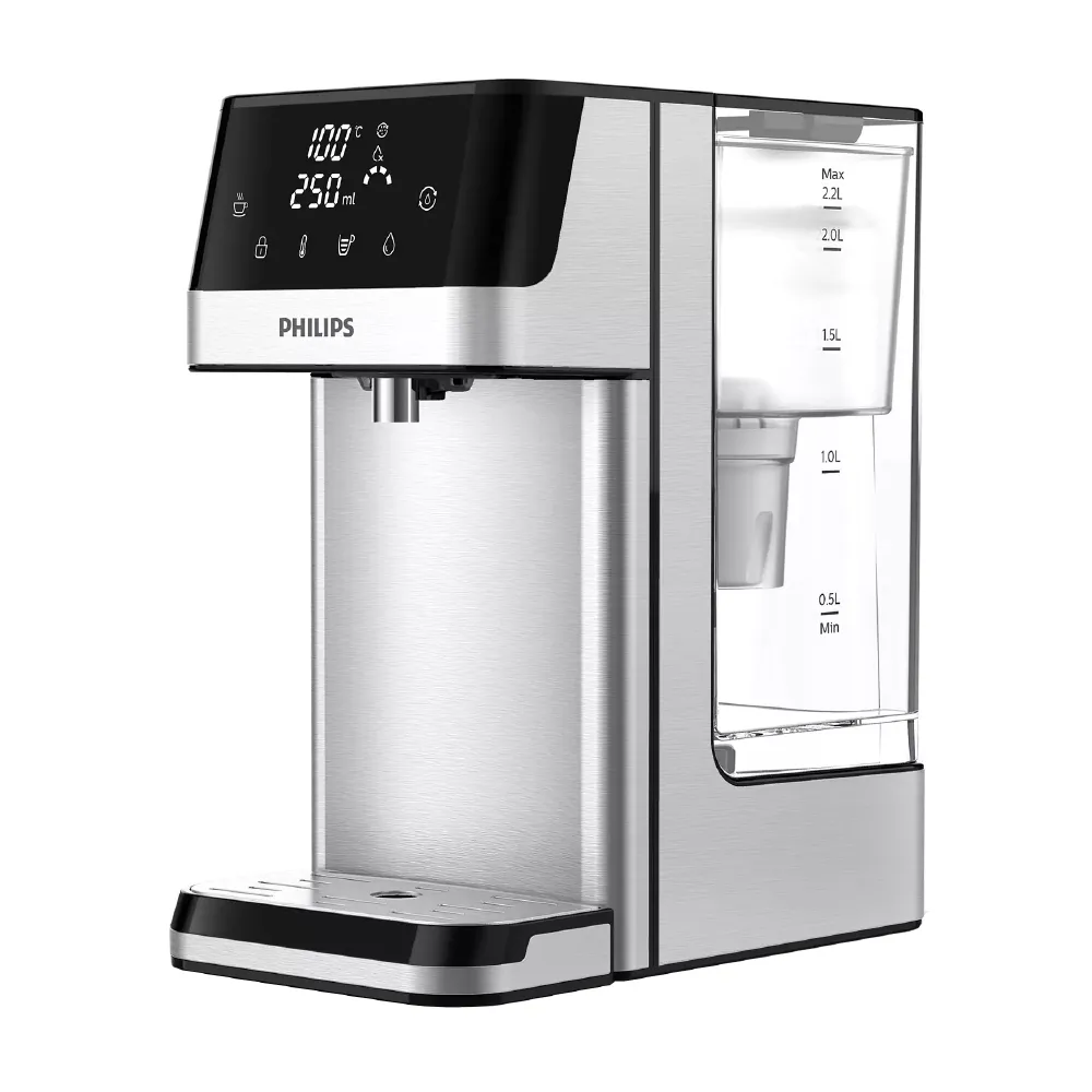 【Philips 飛利浦】2.2L免安裝瞬熱濾淨飲水機 ADD5910M(主機內含濾芯)+超濾多重過濾濾芯9入組