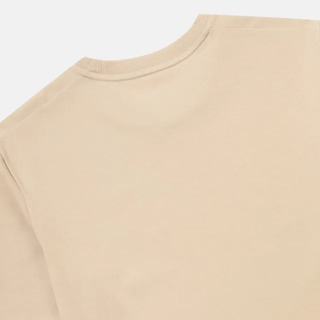 【DESCENTE】短袖上衣 男 女 中性 快排 MOVEMENT GRAPHIC SHORT SLEEVE T-SHIRTS 米 SR323UTS75-BEG0