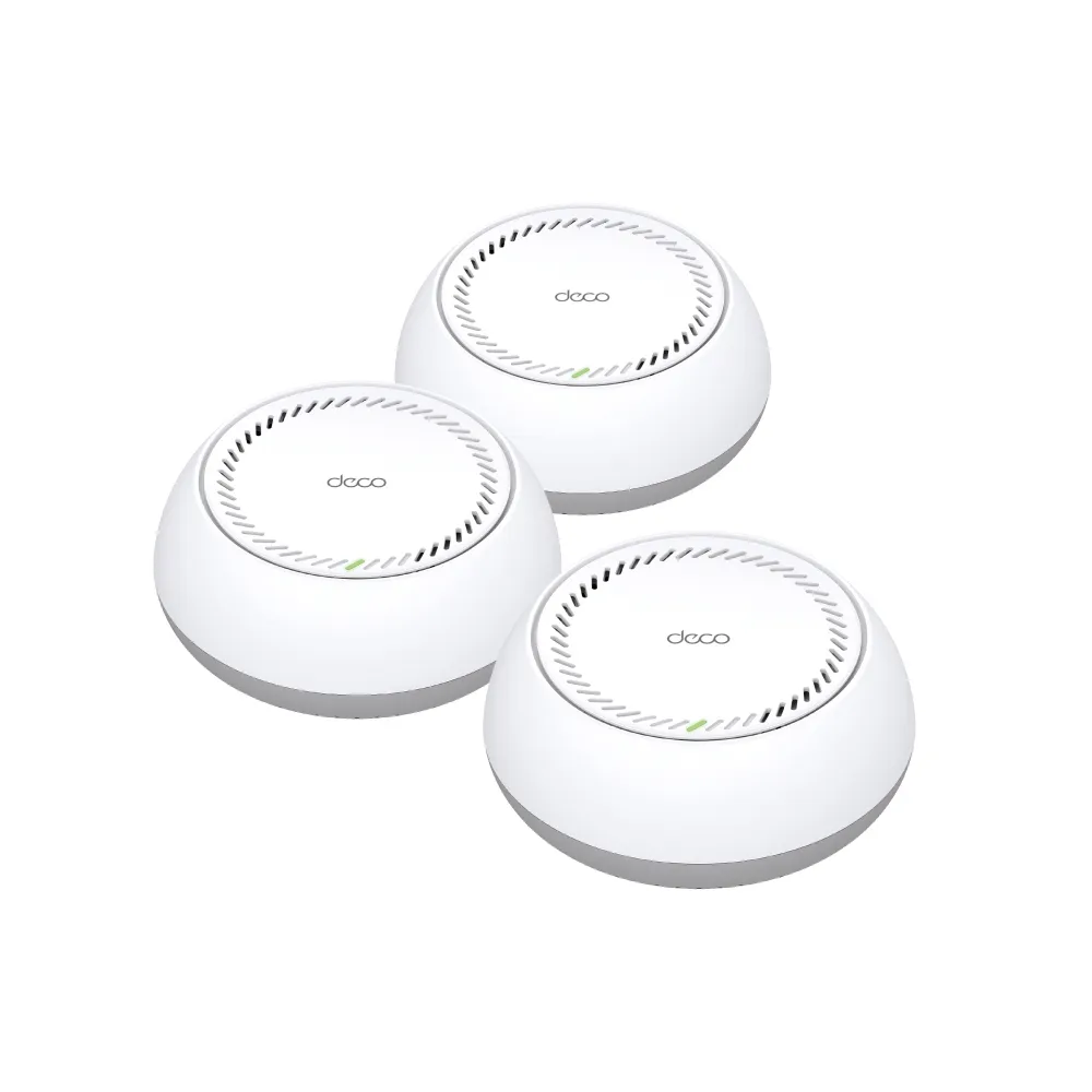【TP-Link】WiFi 7 BE11000 三頻6串流雙5G PoE 真 Mesh 無線路由器 wifi分享器(Deco BE65-PoE三入組)