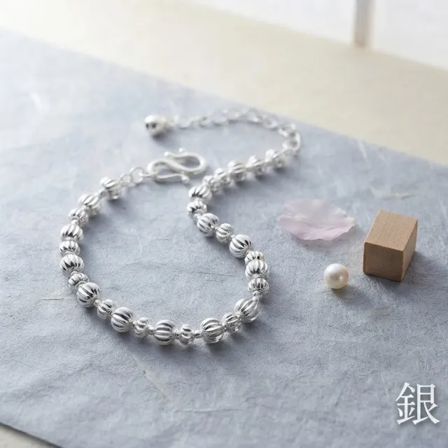 【海洋盒子】開運招財葫蘆S990純銀手鍊.附贈禮盒