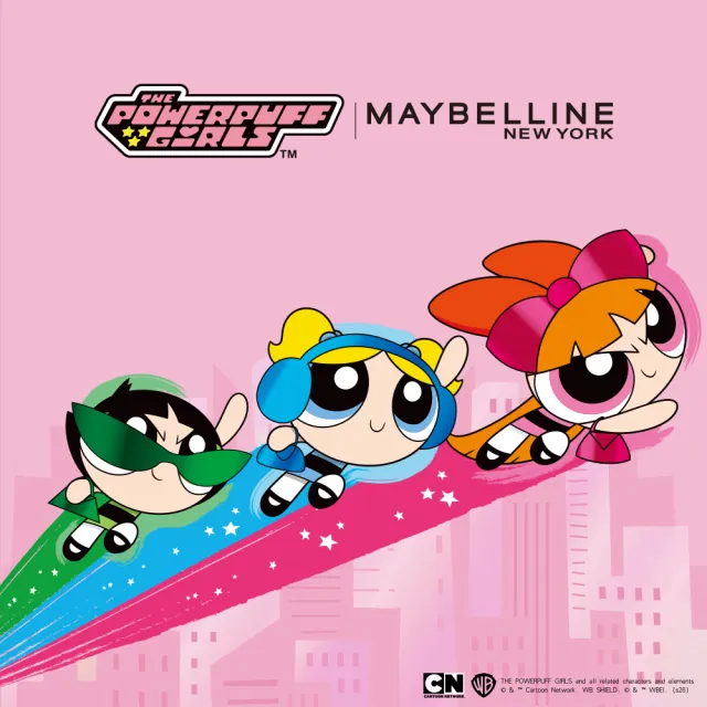 【MAYBELLINE 媚比琳】飛天小女警聯名★超持久水光鎖吻唇釉