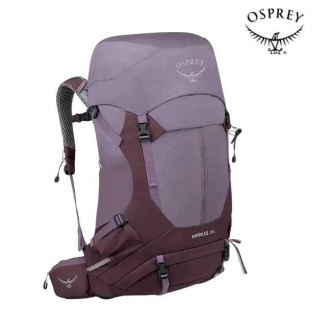 【Osprey】☆2026新改款☆ Sirrus 36 透氣網架登山背包 Purple Dusk 女|健行背包 多功能戶外運動背包