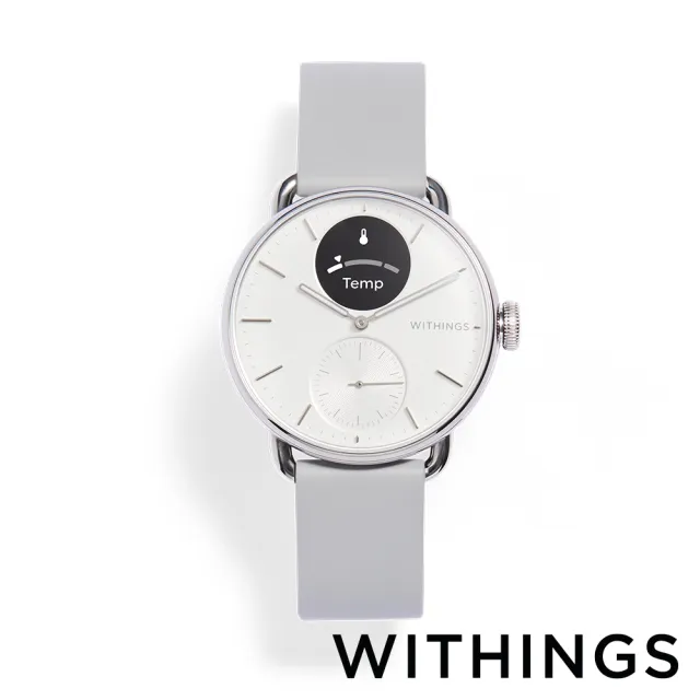 WITHINGS ScanWatch 2 全方位健康智慧腕錶 42mm 白/黑/藍 公司貨