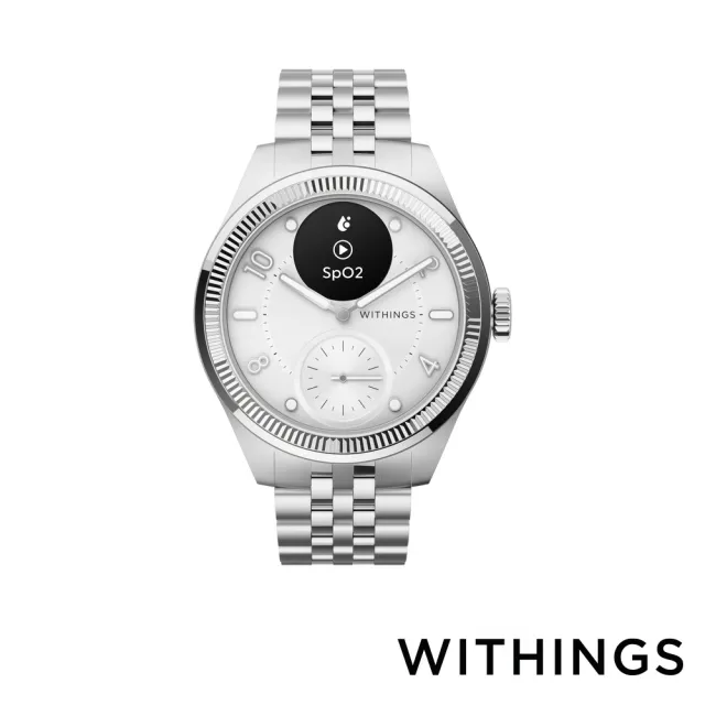 WITHINGS ScanWatch Nova Brilliant 時尚風健康智慧腕錶 39mm 金/銀 公司貨