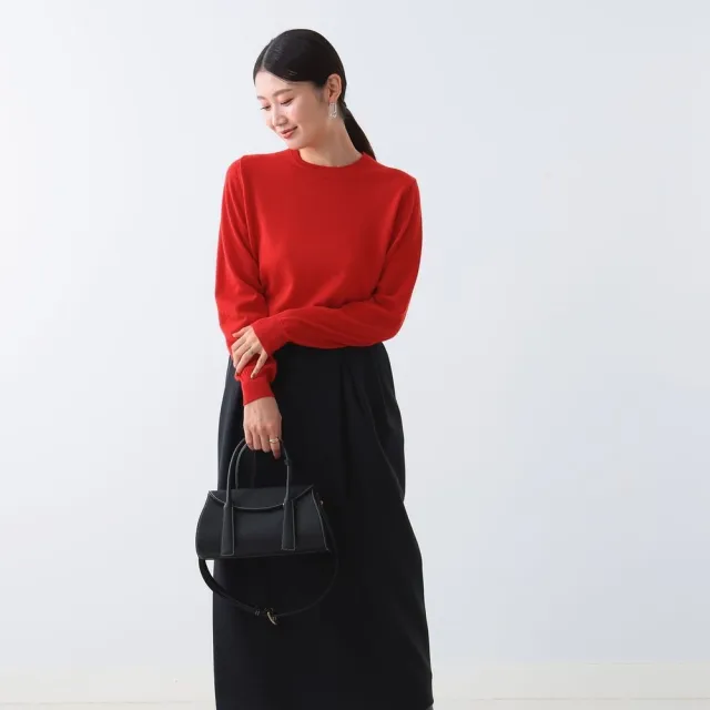 【BEAMS】官方旗艦館 SLOANE / 女裝 14G 圓領 毛衣