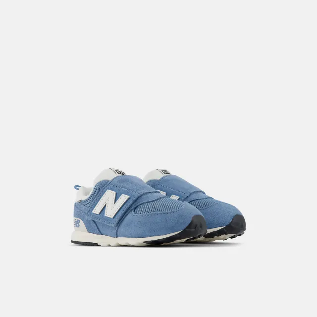【NEW BALANCE】NB 童鞋 運動鞋 休閒鞋 574 小童 嬰幼 白灰藍 多色(I5743MK-W&I5744AG-W)
