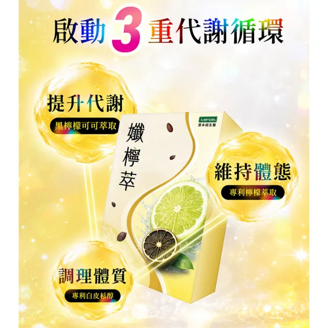 【iVENOR】孅檸萃1盒(30粒/盒 雙寶媽謝京穎見證推薦)