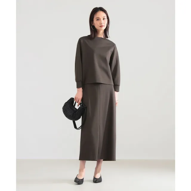 【BEAMS】官方旗艦館 Demi-Luxe BEAMS / 女裝 羅馬布 船領 上衣