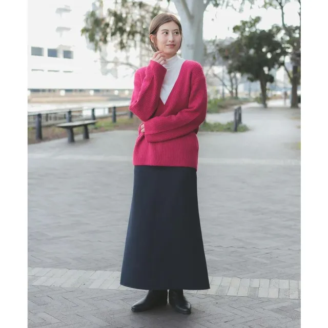 【BEAMS】官方旗艦館 Demi-Luxe BEAMS / 女裝 羊毛 V領 上衣